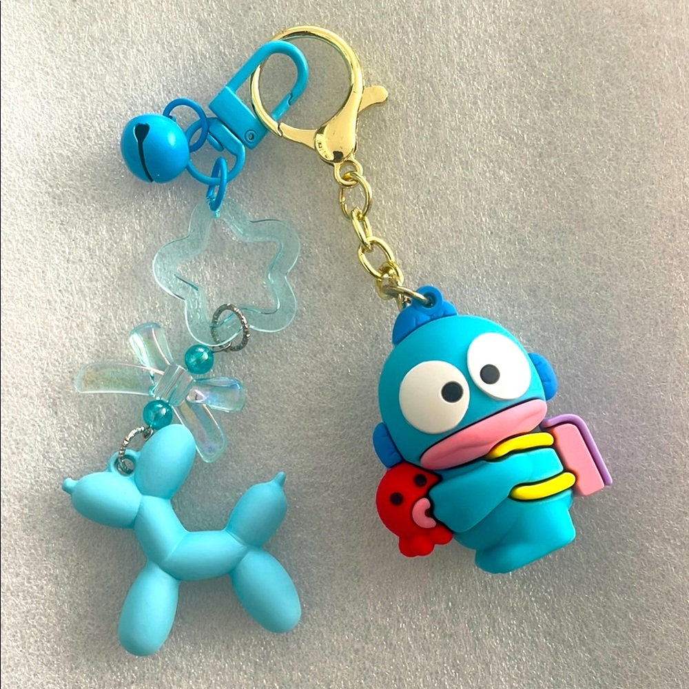 Sanrio Hello Kitty Amigo Exclusive Beaded Keychain Bag Purse Charm Dangler